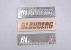 OEM Garment Custom Metal Plates And Tags Heatproof Glossy Anode Eco Friendly
