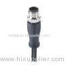 Straight Molded M12 Plug Connector Male A Coding 3 Poles IP68 For LED Display Panel