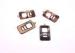 Brass Printed Metal Labels Plates Electronic Plating Camera Decoration Parts