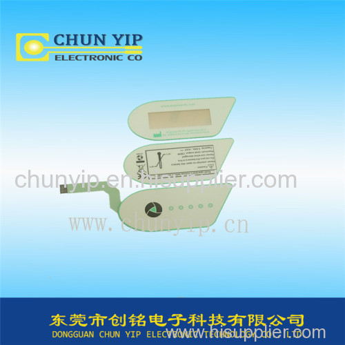 custom thin-film electronic membrane switch with 3M adhesive