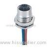 Front Mounting M12 Plug Connector Female 5 Pin B - Coding Solder Type For Sensor