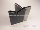 Card Case Embossed Metal Labels Bright Bevel Edge Alnico Metal Product Labels