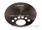 Black Accurate Metal Stamping Parts Plates Die Stamped ROHS Certificated