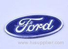 Oval Custom Auto Badges Emblems / Car Company Badges Engraved Metal Signs