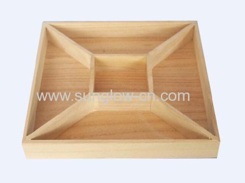 Wooden Tray With 5 Cells