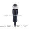 M8 Cable Plug Female 6 Poles A Coding Connector Molded with PUR Cable