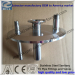 Stainless Steel Sanitary Customs Tri Clamp End Cap Lid with ferrule and male threaded
