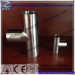 Stainless Steel Sanitary Short Type Tee with Clamped End