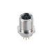 Female M8 Circular Connector 3 Poles PCB Type Front Mounting For Light Grid