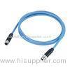 Male To Female Cordsets Profinet Rj45 Connector M12 8 Pin With 2m Blue Color Cable