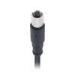 Female Plug M5 Connector 4 Poles Shielded Molded For Industrial Camera