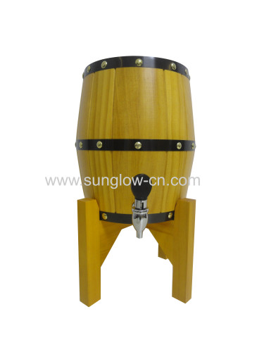 5L Wooden Barrel With 304 Stainless Steel Tank