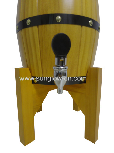 5L Wooden Barrel With 304 Stainless Steel Tank