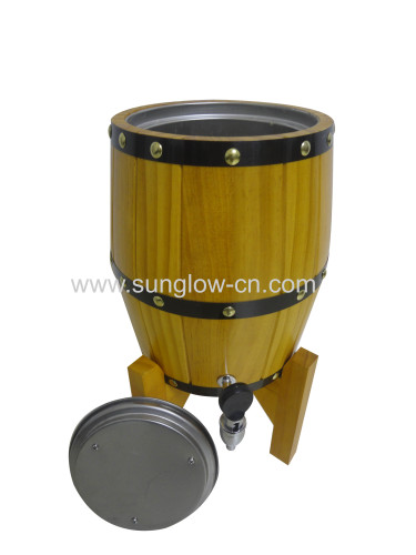 5L Wooden Barrel With 304 Stainless Steel Tank