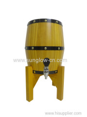 5L Wooden Barrel With 304 Stainless Steel Tank