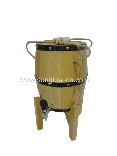 5L Wooden Barrel With 304 Stainless Steel Tank