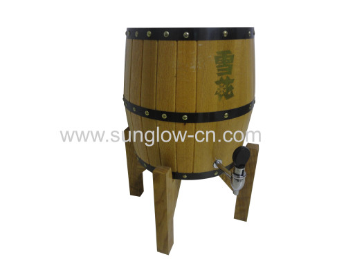 5L Wooden Barrel With 304 Stainless Steel Tank