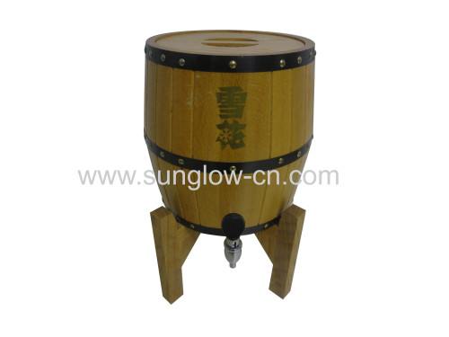 5L Wooden Barrel With 304 Stainless Steel Tank