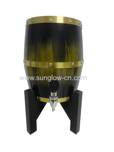 5L Wooden Barrel With 304 Stainless Steel Tank