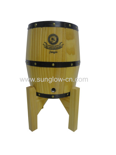 5L Wooden Barrel With 304 Stainless Steel Tank