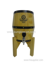 5L Wooden Barrel With 304 Stainless Steel Tank