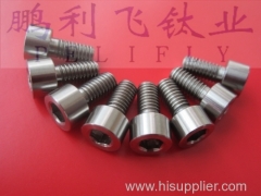 Titanium GR5 screws DIN912 hexagon socket cap screws in stock M6*12