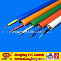 High Quality Fireproof underground pvc tube conduit for electrical wiring 20mm