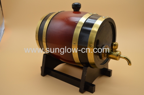 3L/5L/10L Wooden Barrel With Foil Bag 