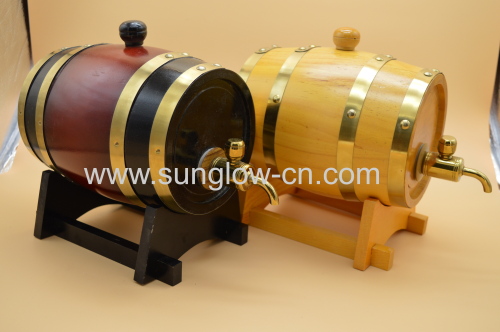 3L/5L/10L Wooden Barrel With Foil Bag 