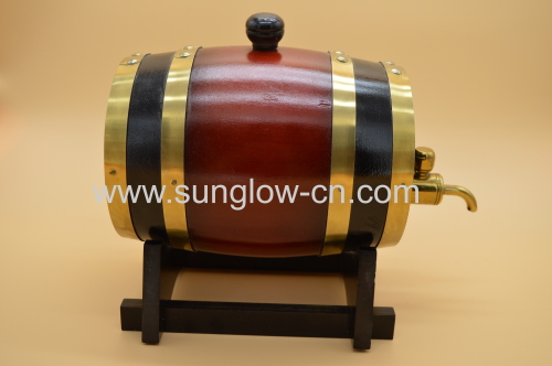 3L/5L/10L Wooden Barrel With Foil Bag 