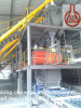 Production line for magnesium oxide baord with double-shaft mixing machine