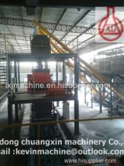 Production line for magnesium oxide baord with double-shaft mixing machine