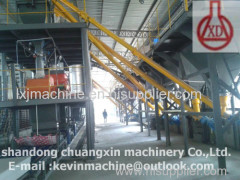 Production line for magnesium oxide baord with double-shaft mixing machine