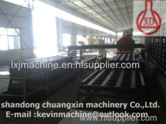 Production line for magnesium oxide baord with double-shaft mixing machine