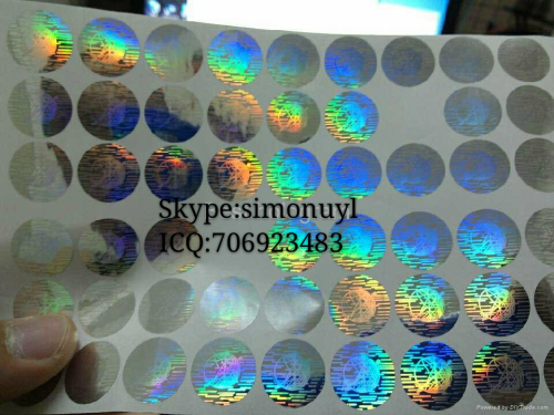 Discover Hologram sticker Discover credit card