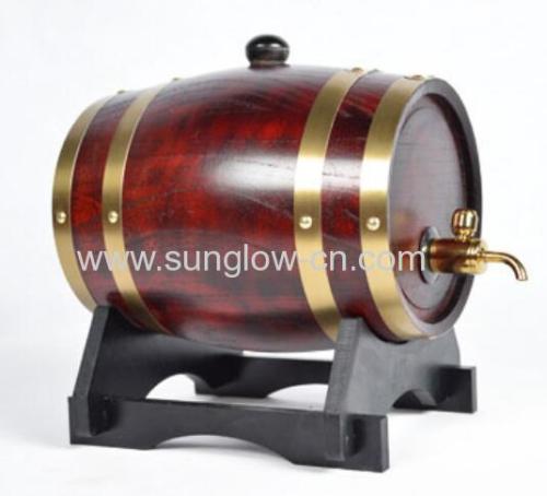 3L/5L/10L Wooden Barrel With Foil Bag