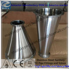 Stainless Steel Sanitary Clamped Concentric Reducer 4