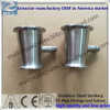 Stainless Steel Sanitary Tri Clamped Concentric Reducer with a male threaded port