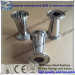 Stainless Steel Sanitary Tri Clamped Concentric Reducer with a male threaded port