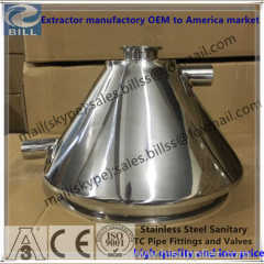 Customs Stainless Steej Sanitary Jacketed Tri Clamp Concentric Reducer