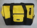 Black and yellow large capacity tool bag