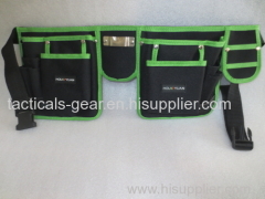 black and green fanny pack