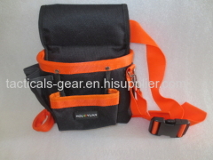 black and orange fanny pack