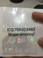 New Ohio state ID overlay hologram sticker