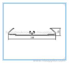 Hospital Antimicrobial PVC & Aluminium Handrail