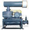 Simple High Speed Roots Rotary Lobe Blower Horizontal Discharge Silencer Type
