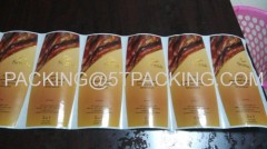 High quality Cold Stamping plastic label for OUD cambody shampoo