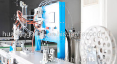 Cavity strip feeding foam machine