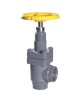 cast steel ammonia globe valve angle type for cold room