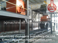 Production line for magnesium oxide board lightweight wall panel making machine for decorating